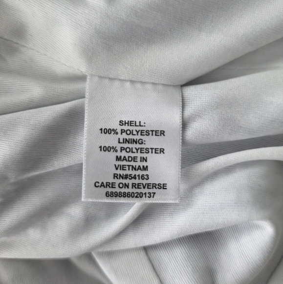 Elle Blue and White Striped Cropped Jumpsuit Size L - Picture 7 of 7